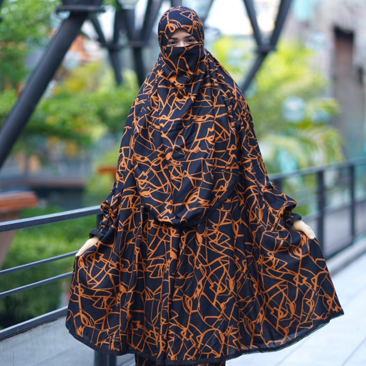 Long Khimar Floor Touch Jilbab-12014