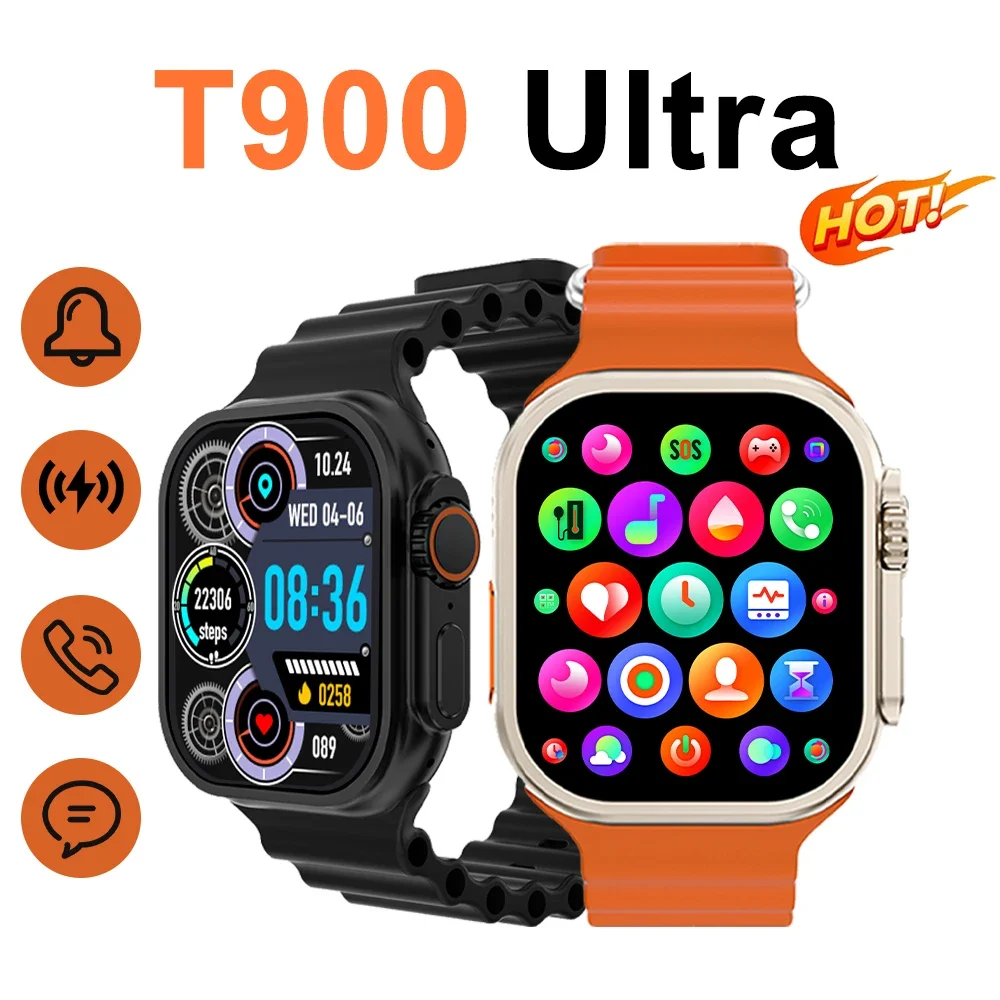 play_video play_video       T900 Ultra Smart Watch
