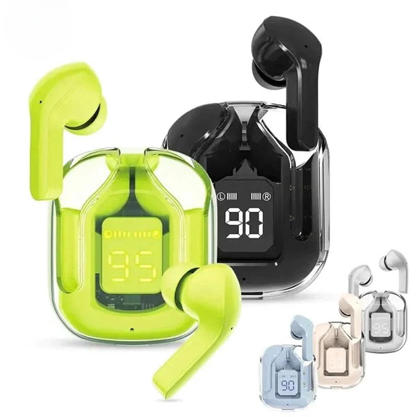 Ultrapods Max True Wireless Earbuds with Display Transparent Design, Bluetooth 5.3