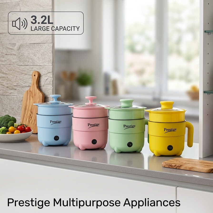 Prestige Multifunctional Cooker with Steamer 3.2L