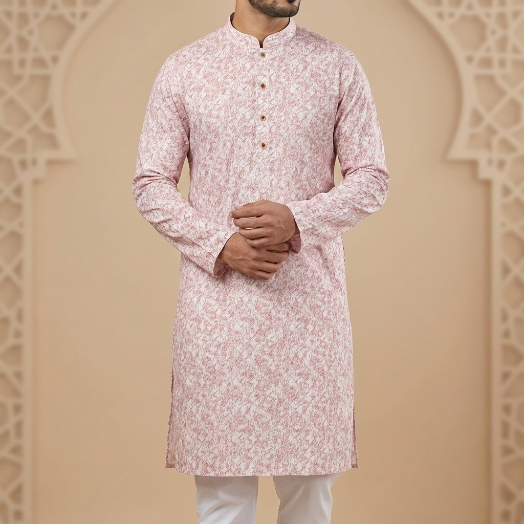 super Men's Cotton luxury Punjabi-12842