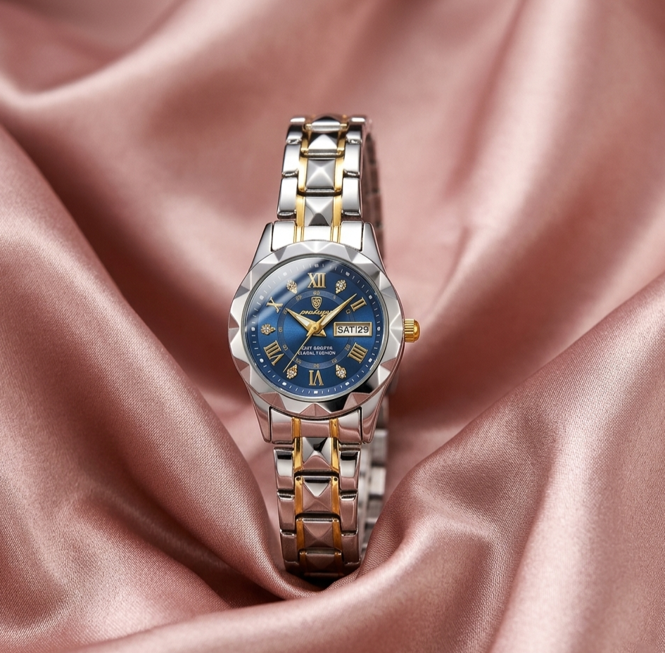 Poedagar Luxury Ladies Watch (Water Resistant)