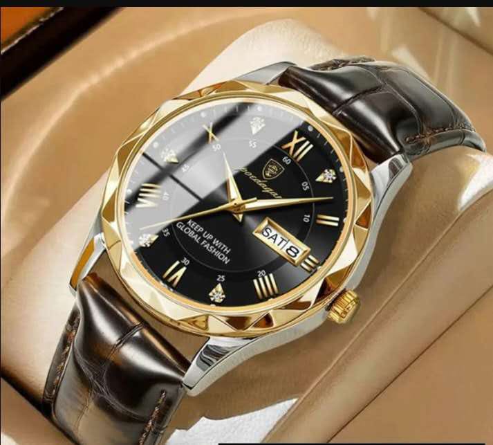 Olevs 5535S Stainless Steel Analog Watch For Men