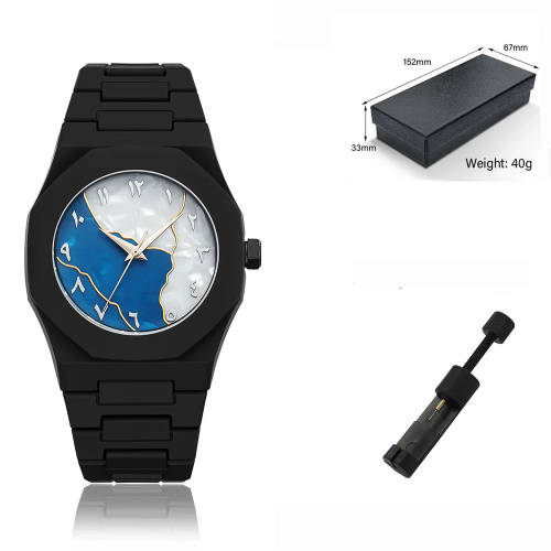 Aura watch 2025 New Arabic Aura Watch ( multi colour dial) Modern Creative Design (Chain cutter + Box free) Code : 10506