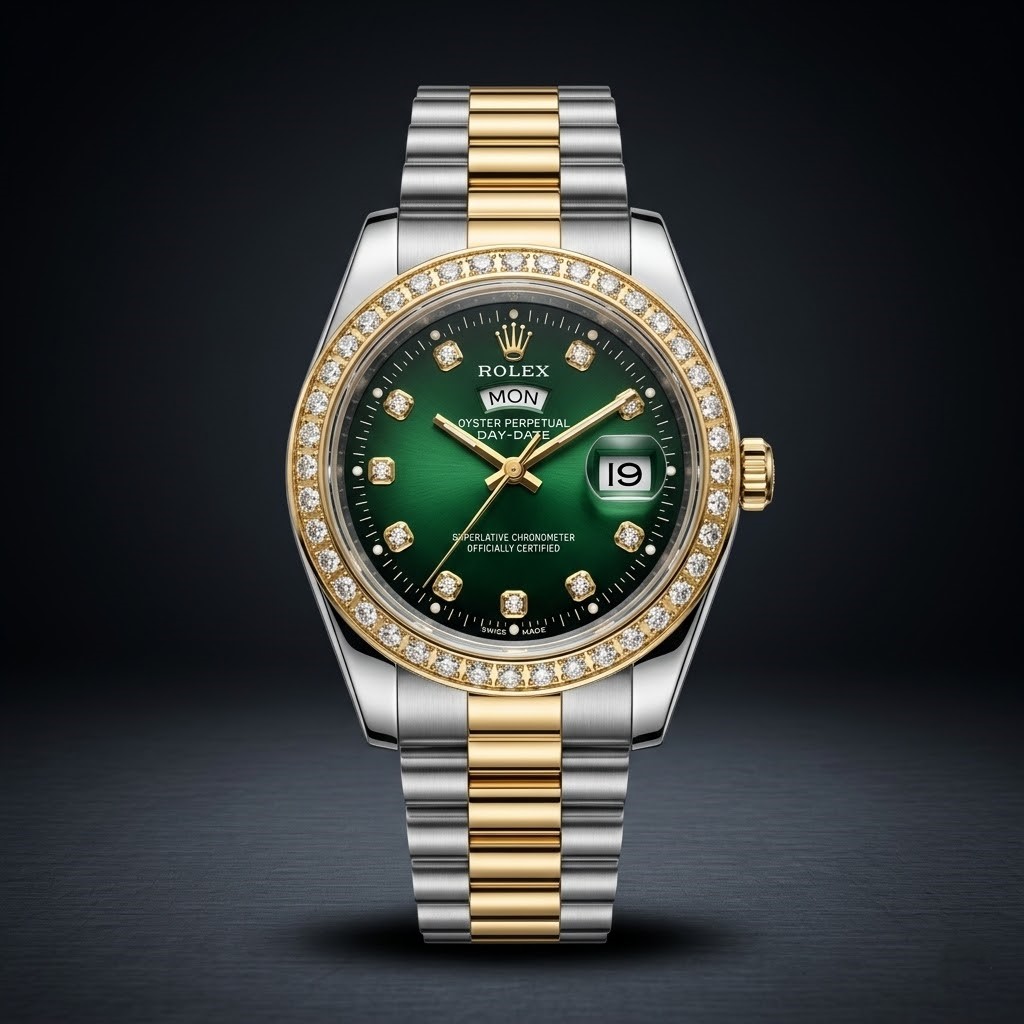 Rolex Quartz Movement Stainless Steel Analog Watch for Men Code : 10233