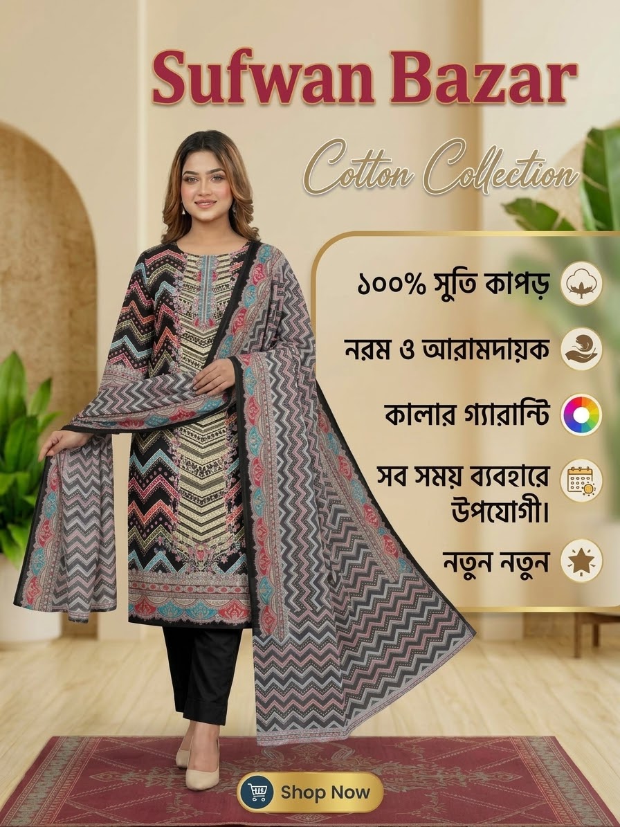 Heritage Flora Premium Cotton Three-Piece- 013