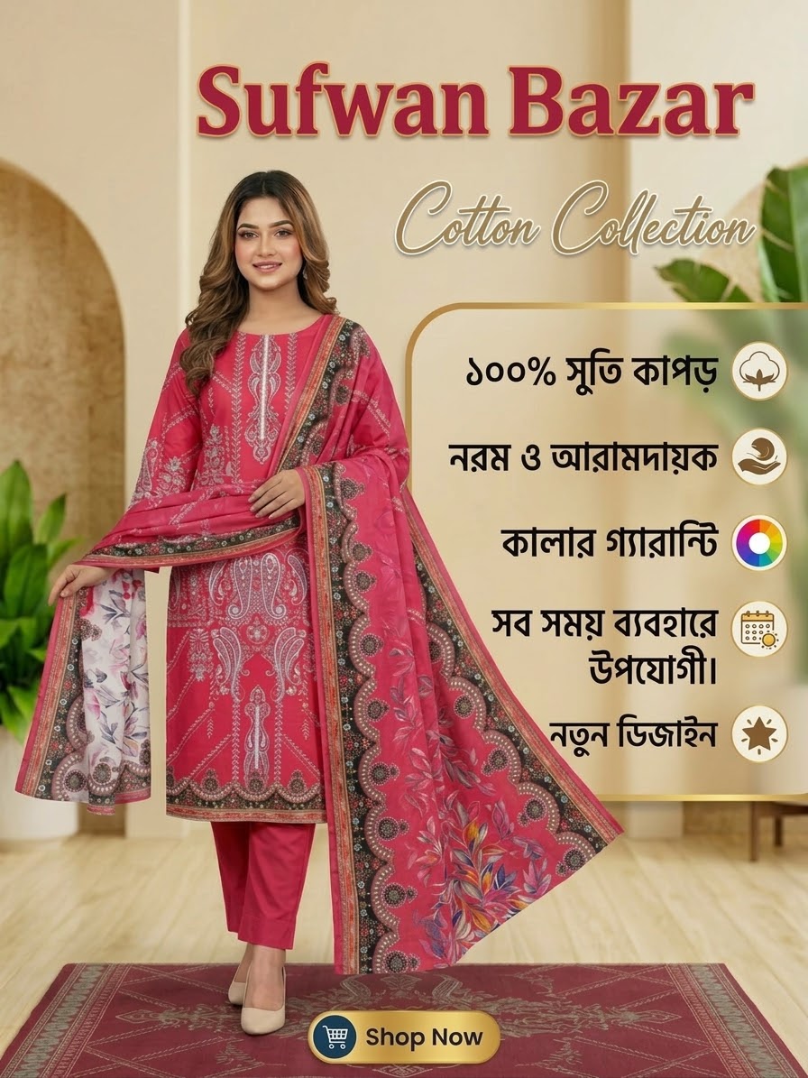 Heritage Flora Premium Cotton Three-Piece- 014