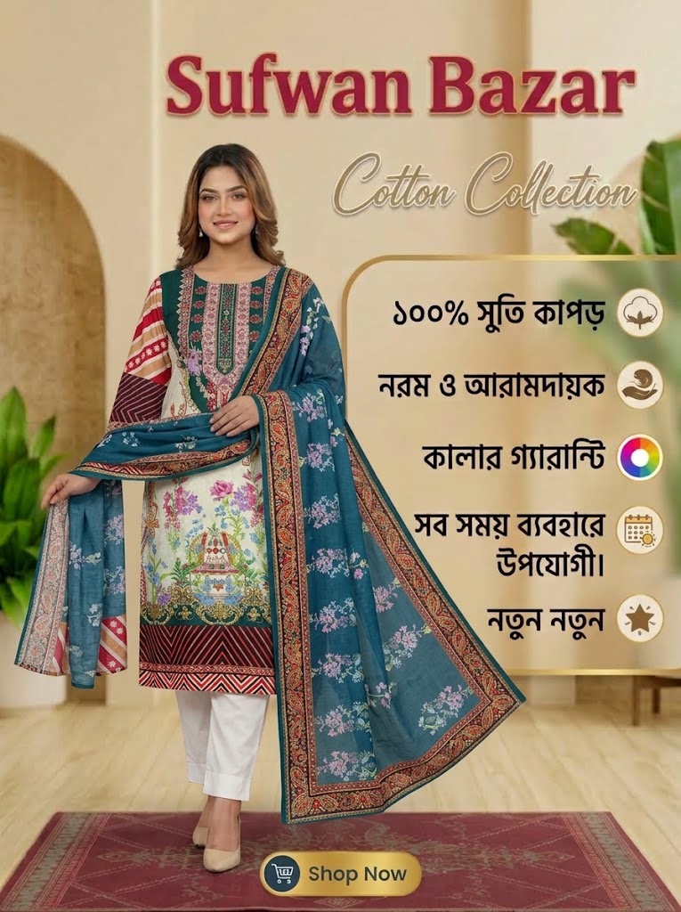 Heritage Flora Premium Cotton Three-Piece- 022